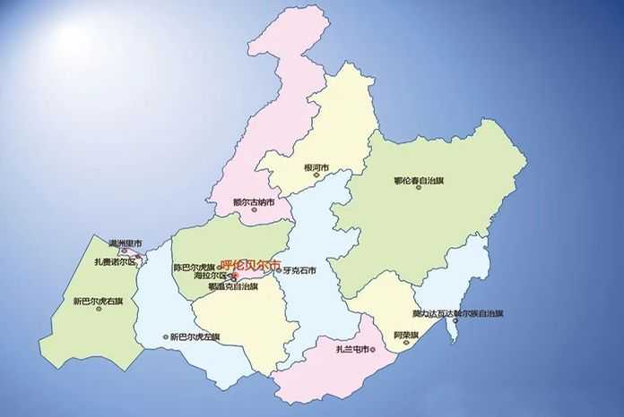 併入大興安嶺地區的東部兩縣