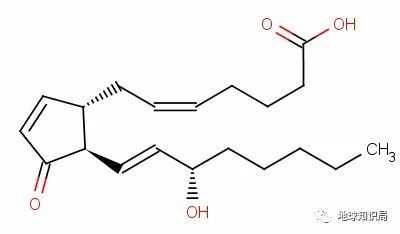 前列腺素分子結構圖