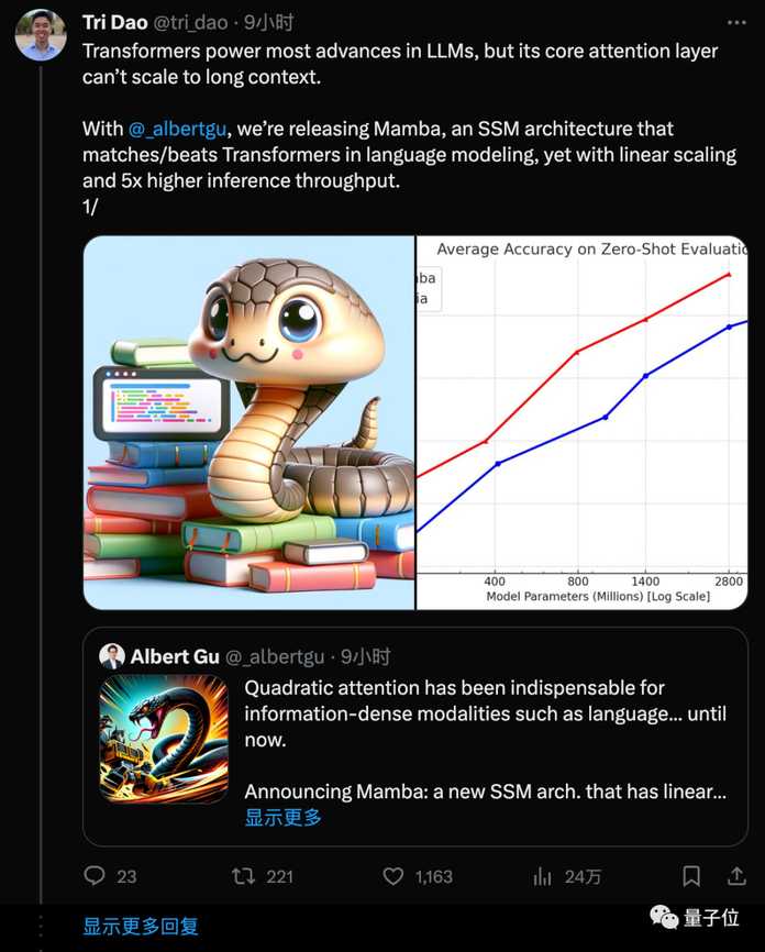 兩位作者的解讀都獲得大量轉發