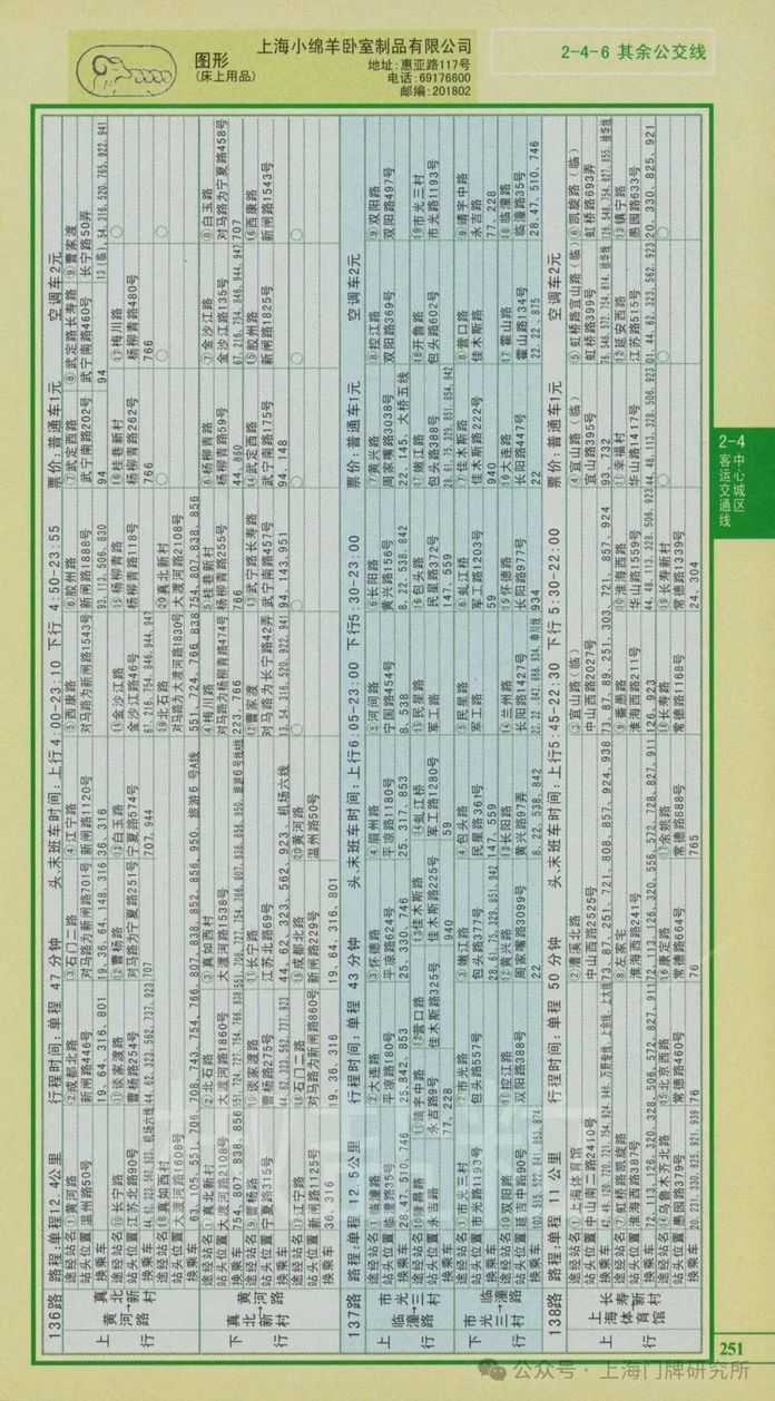 2003—2004綠頁：138路