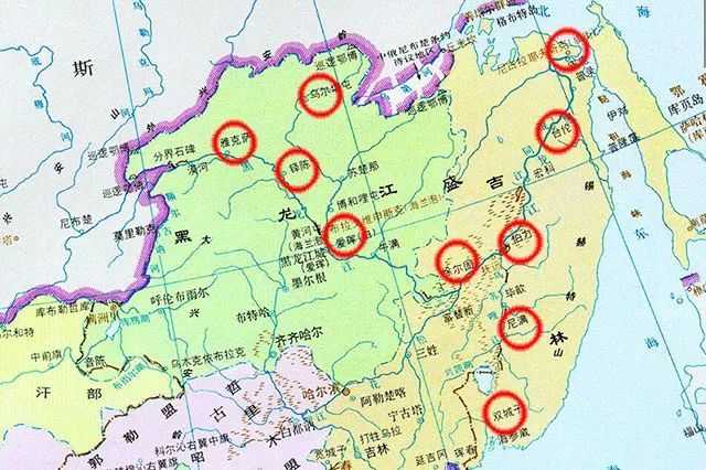 外東北被俄軍強佔前的部分街市